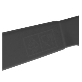 Couteau Réutilisable Durable PP Minéral Anthracite 18,5cm (6 Utés)