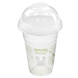 Couvercle Biodégradable en PLA Dôme Fermé pour Gobelets Ø10,2cm (1.000 Utés)