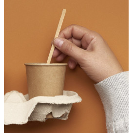 Agitateur en bois Naturel pour Café 17,6 cm  (1.000 Utés)