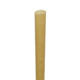 Paille Éco Droite en Canne à Sucre Ø0,8cm 15cm (50 Utés)