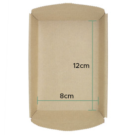 Moule Four Kraft 12x8x2,5 cm (50 Utés)