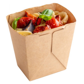 Saladier Deli2Go en Kraft 500ml 10,8x8,2x10,5cm (50 Utés)