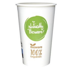 Gobelet en Carton Bioware® Ø9,0cm 540ml (50 Utés)