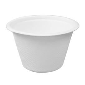 Bol en Canne à Sucre Blanc 100ml Ø7,5cm (50 Utés)