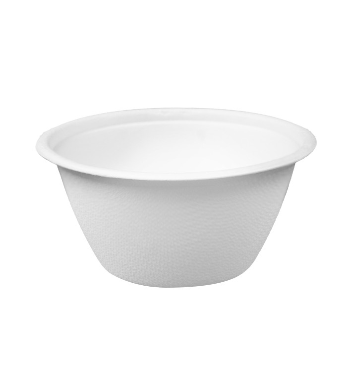 Bol en Canne à Sucre Blanc 180ml Ø9,5cm (50 Utés) Bol en Canne à Sucre Blanc 180ml Ø9,5cm (50 Utés)