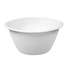 Bol en Canne à Sucre Blanc 180ml Ø9,5cm (1.000 Utés)