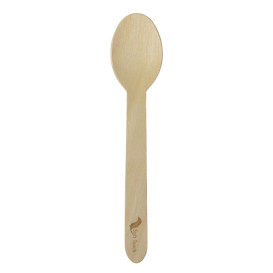 Cuillère en Bois “Soft” 16cm (100 Utés)