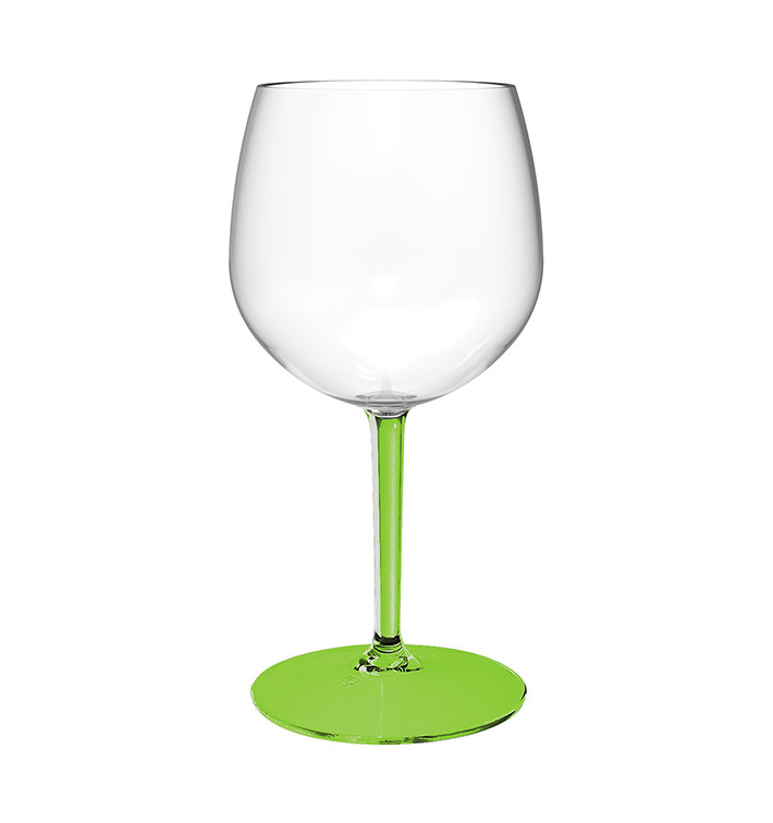 Verre Balloon Réutilisable Durable TT Pied Vert 580ml (6 Utés) Verre Balloon Réutilisable Durable TT Pied Vert 580ml (6 Utés)