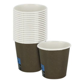 Gobelet Carton Marron 4Oz/120ml Ø6,2cm (100 Utés)