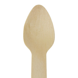 Mini Cuillère en Bois “Soft” 7,5cm (2.400 Utés)
