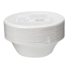 Bol en Canne à Sucre Blanc 350ml Ø13,5cm (500 Utés)