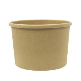 Pot en Carton Kraft 250ml Ø9,0cm (25 Utés)