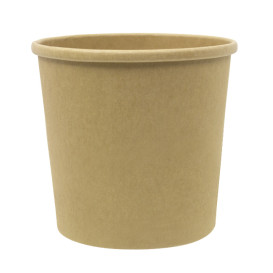 Pot en Carton Kraft 350ml Ø9,0cm (400 Utés)