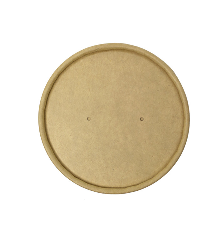 Couvercle en Carton Kraft pour Pot de 750/1.000ml Ø11,6cm (25 Utés) Couvercle en Carton Kraft pour Pot de 750/1.000ml Ø11,6cm (25 Utés)