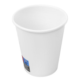 Gobelet en Carton Blanc 8Oz/290ml Ø9,0cm (20 Utés)