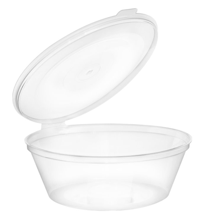 Pot à Sauce avec Charnière PP 6Oz/180ml (1.000 Utés)