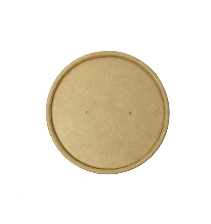 Couvercle en Carton Kraft pour Pot de Ø9,0cm (400 Utés) Couvercle en Carton Kraft pour Pot de Ø9,0cm (400 Utés)