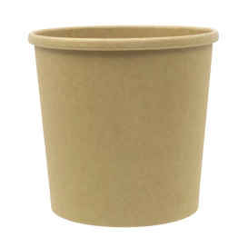 Pot en Carton Kraft 750ml Ø11,7cm (25 Utés)