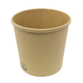 Pot en Carton Kraft 750ml Ø11,7cm (25 Utés)