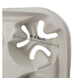 Porte Gobelets Carton 4 Verres (20 Unités)