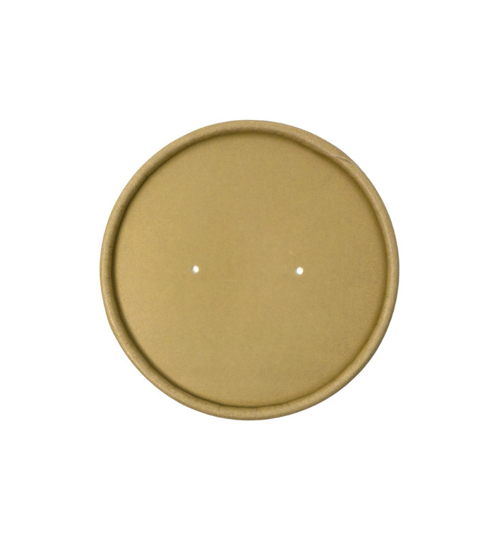 Couvercle en Carton Kraft pour Pot de Ø9,0cm (500 Utés) Couvercle en Carton Kraft pour Pot de Ø9,0cm (500 Utés)