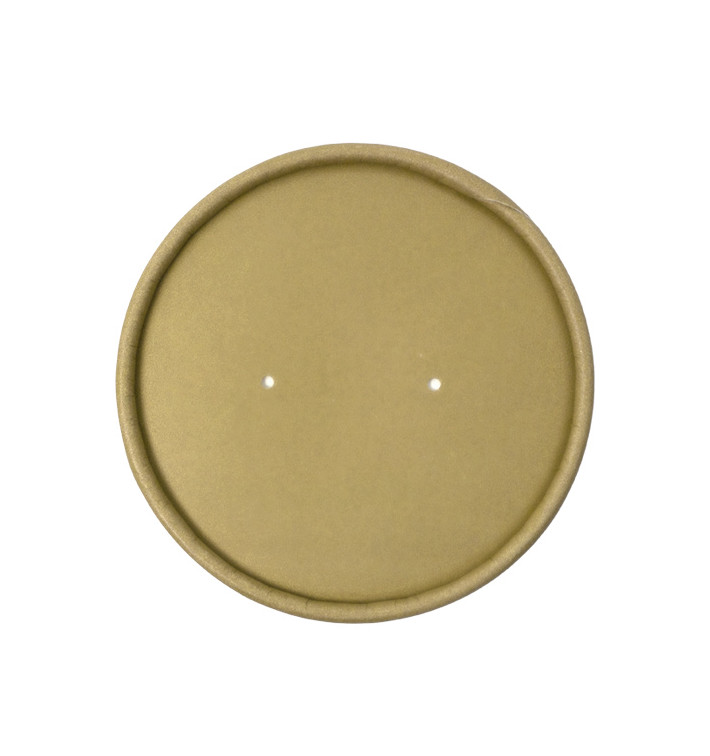 Couvercle en Carton Kraft pour Pot de Ø9,8cm (25 Utés) Couvercle en Carton Kraft pour Pot de Ø9,8cm (25 Utés)
