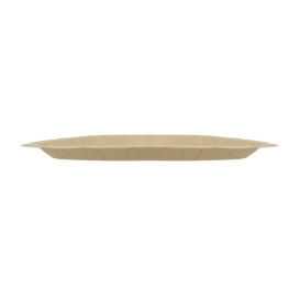 Assiette en Carton Ronde Ingraissable Kraft Ø26cm 245g/m² (50 Utés)