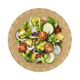 Assiette en Carton Kraft “Flower” Ø18cm 225g/m² (700 Utés)