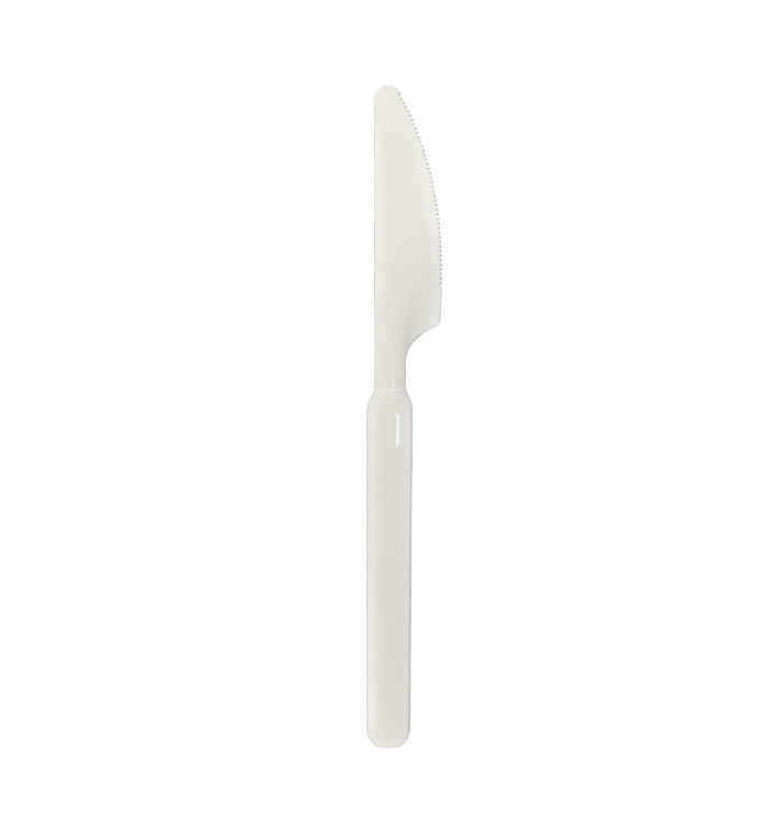 Couteau Réutilisable Durable PP Crème 18,9cm (50 Utés) Couteau Réutilisable Durable PP Crème 18,9cm (50 Utés)