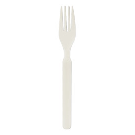 Fourchette Réutilisable Durable PP Crème 17,9cm (50 Utés)