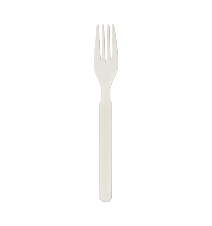 Fourchette Réutilisable Durable PP Crème 17,9cm (50 Utés) Fourchette Réutilisable Durable PP Crème 17,9cm (50 Utés)