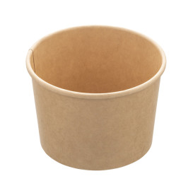 Pot en Carton Kraft Dessert 250ml Ø9,0cm (50 Utés)