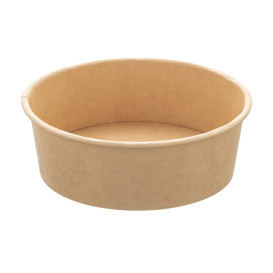 Saladier en Carton Kraft 600ml Ø15,0cm (300 Utés)