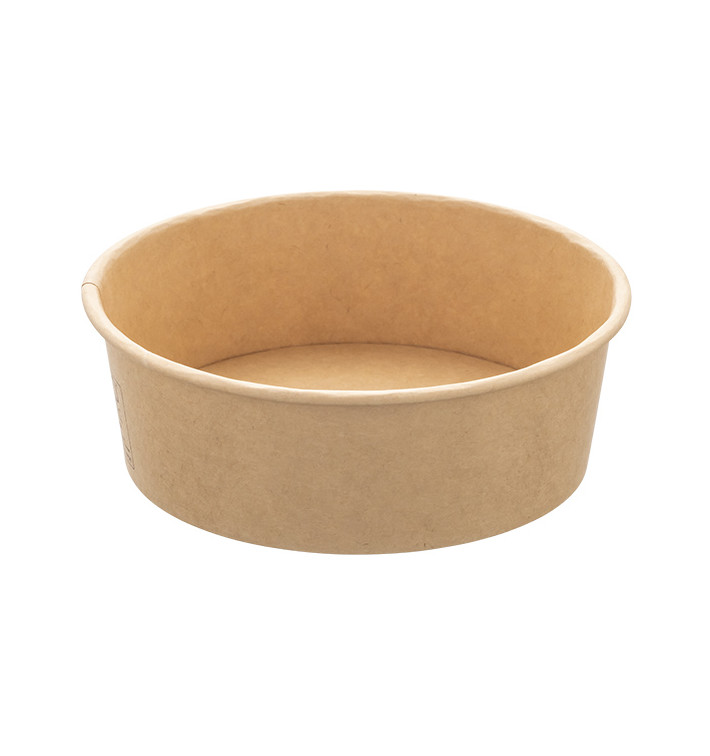 Saladier en Carton Kraft 600ml Ø15,0cm (300 Utés) Saladier en Carton Kraft 600ml Ø15,0cm (300 Utés)