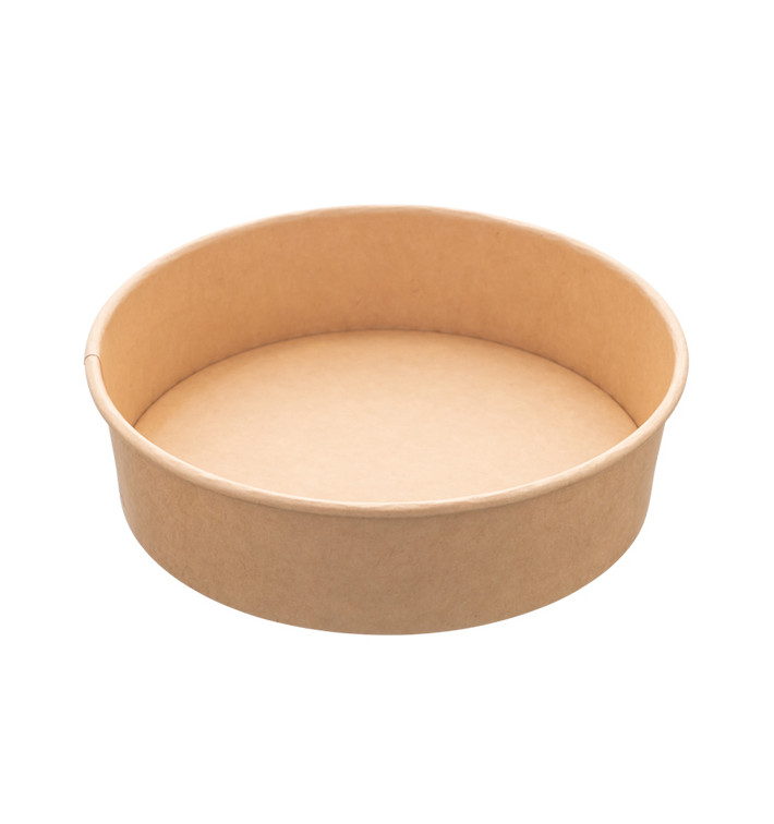 Saladier en Carton Kraft 950ml Ø18,5cm (50 Utés) Saladier en Carton Kraft 950ml Ø18,5cm (50 Utés)