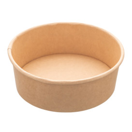 Saladier en Carton Kraft 1.300ml Ø18,5cm (50 Utés)