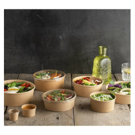 Saladier en Carton Kraft 750ml Ø15,0cm (300 Utés)