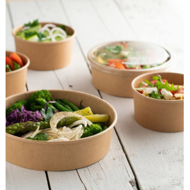 Saladier en Carton Kraft 750ml Ø15,0cm (300 Utés)