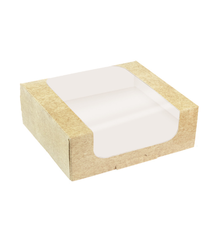 Boîte en Carton Carrée PackiPack Vision Kraft 21x21x10cm (X Utés) Boîte en Carton Carrée PackiPack Vision Kraft 21x21x10cm (X Utés)
