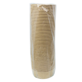 Saladier en Carton Kraft-Kraft 600ml Ø15,0cm (300 Utés)
