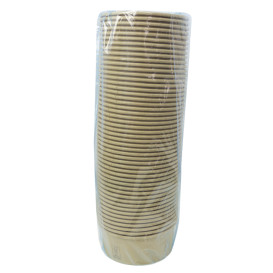 Saladier en Carton Kraft-Kraft 750ml Ø15,0cm (50 Utés)