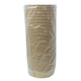 Saladier en Carton Kraft-Kraft 950ml Ø18,5cm (50 Utés)