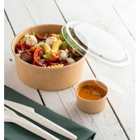 Couvercle PET pour Pot 250ml Ø9,0cm (500 Utés)