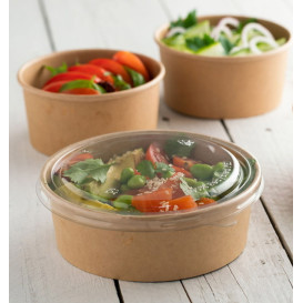 Couvercle PET pour Pot 370/550ml Ø11,5cm (300 Utés)
