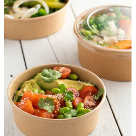 Couvercle rPET pour Pot 600/750ml Ø15,0cm (300 Utés)