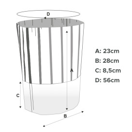 Toque en TST Cuisinier Chef Blanc (10 unités)