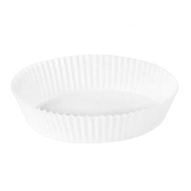 Papier Kraft pour Friteuse sans Huile Blanc 90g Ø22x4cm (50 Utés)