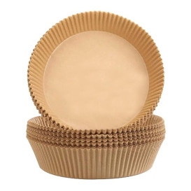 Papier Kraft pour Friteuse sans Huile 40g Ø16x4cm (50 Utés)