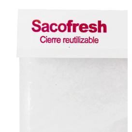 Sac en PE et Papier Réutilisable Fermeture Adhésiv Sacofresh Rouge 30x20cm (1.200 Utés)
