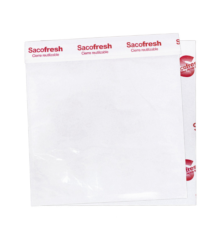 Sac en PE et Papier Réutilisable Fermeture Adhésiv Sacofresh Rouge 30x25cm (100 Utés) Sac en PE et Papier Réutilisable Fermeture Adhésiv Sacofresh Rouge 30x25cm (100 Utés)